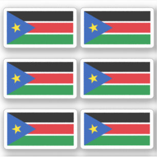 Sticker Drapeau du Soudan du Sud - une collection