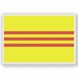 Sticker Drapeau du Vietnam du Sud (1955 - 1975)