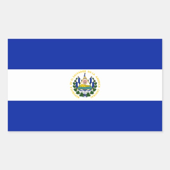 Sticker Drapeau El Salvador (Devant)