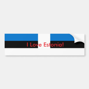 Sticker Drapeau Estonie
