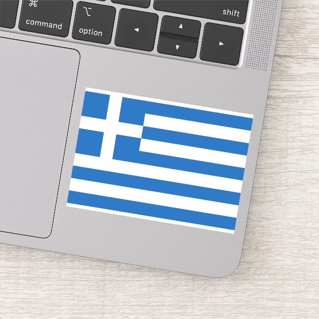 Sticker Drapeau Grèce Patriotique Grec (Détail)