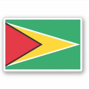 Sticker Drapeau Guyana