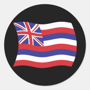 Sticker Drapeau Hawaii