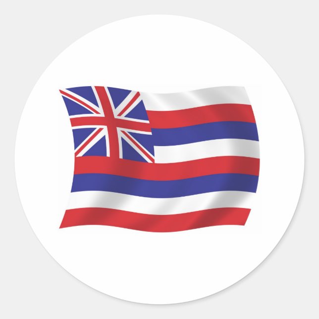 Sticker Drapeau Hawaii (Devant)