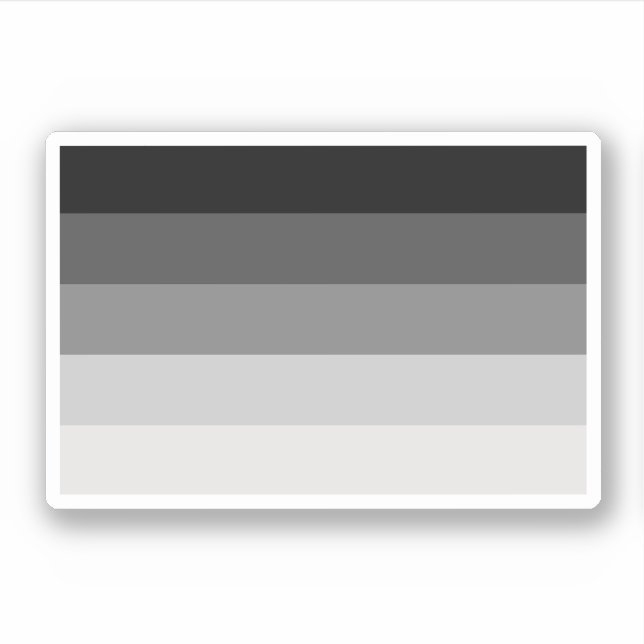 Sticker Drapeau Hetero Pride, Drapeau Stright Pride (Devant)