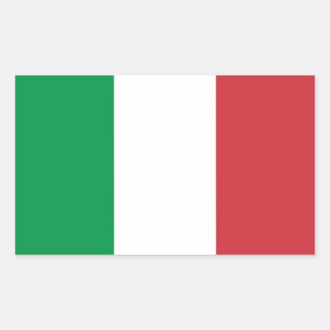 Sticker "drapeau italien". (Devant)