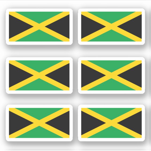 Sticker Drapeau jamaïcain (Devant)