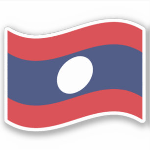 Sticker Drapeau Laos