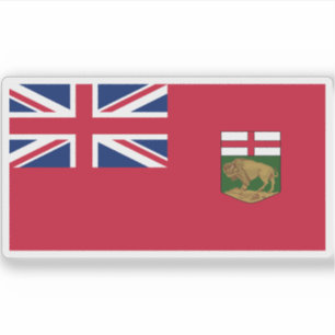 Sticker Drapeau Manitoba