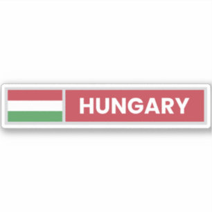 Sticker Drapeau national de Hongrie