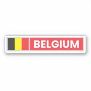 Sticker Drapeau national de la Belgique
