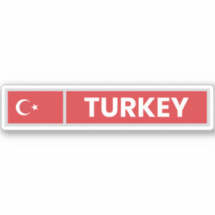 Sticker Drapeau national de Turquie