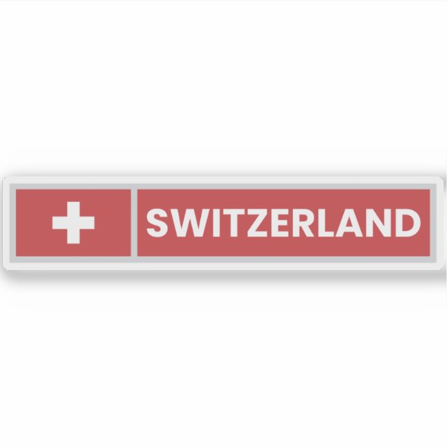 Sticker Drapeau national suisse (Devant)
