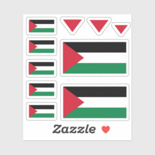Sticker Drapeau Palestinien #pack3 (dit) (en anglais seule