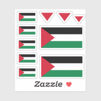 Sticker Drapeau Palestinien #pack3 (dit) (en anglais seule