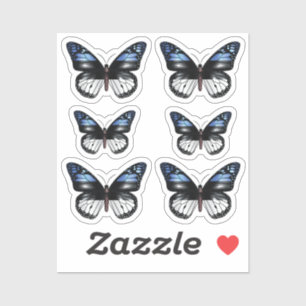 Sticker Drapeau papillon estonien