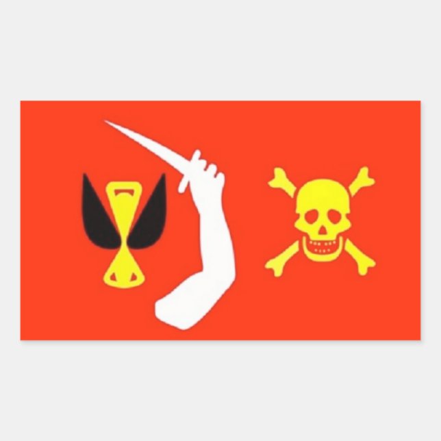 Sticker Drapeau Pirate de Christopher Moody (Devant)