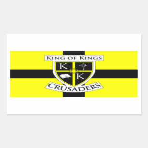 Sticker Drapeau Roi des Rois Croisés