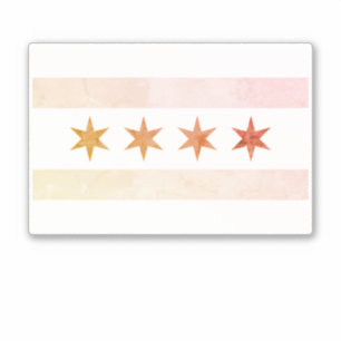 Sticker Drapeau Sunrise de Chicago