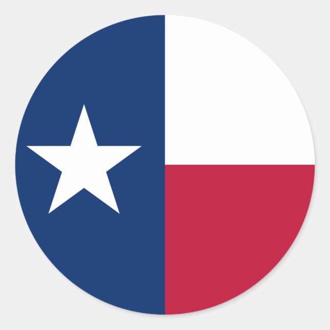 Sticker Drapeau Texas (Devant)