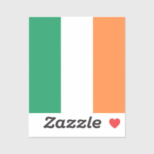 Sticker Drapeau tricolore irlandais jour de la Saint-Patri