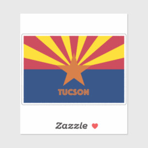 Sticker Drapeau Tucson AZ
