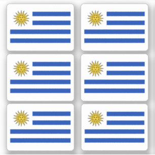 Sticker Drapeau uruguayen