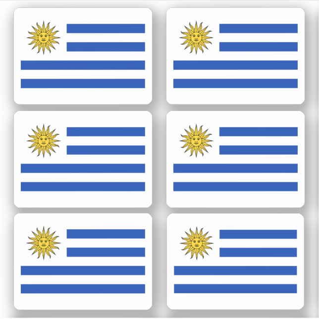 Sticker Drapeau uruguayen (Devant)