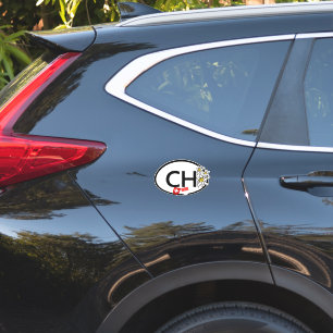 Sticker drapeaux CH Swiss & Canton Solothurn   Edelweiss