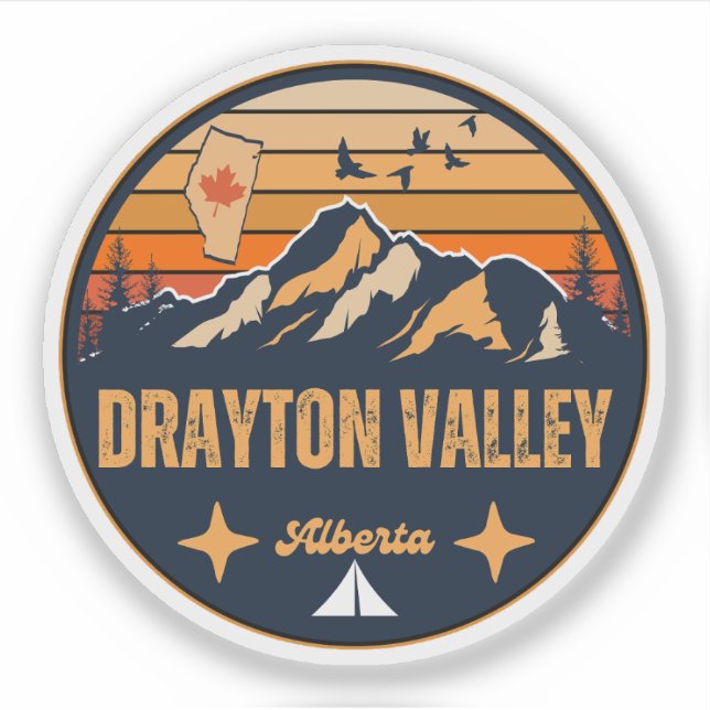 Sticker Drayton Valley (Alberta) (Devant)