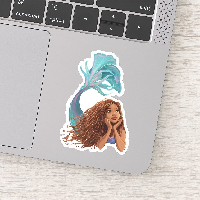 Sticker Dreamy Mermaid Ariel Art (Détail)