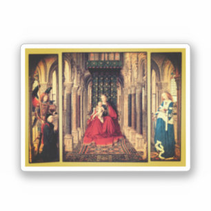Sticker Dresden Triptych (par Jan van Eyck, 1437)