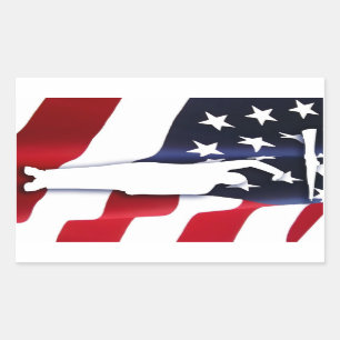 Sticker Driller Patriot Américain