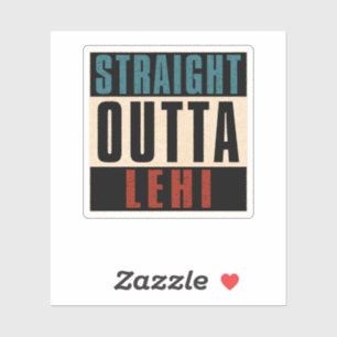 Sticker Droit devant Lehi Utah UT