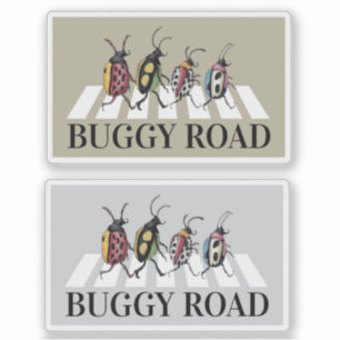 Sticker Drôle Beetles
