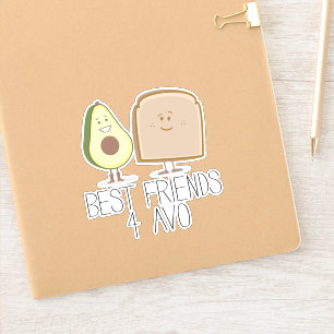 Sticker Drôle Best Friends 4 Avo Avocado Toast