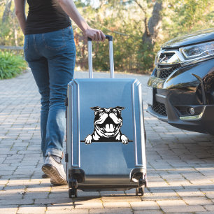 Sticker Drôle joyeux Bulldog