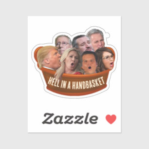 Sticker Drôle les républicains de MAGA enfouissent dans un