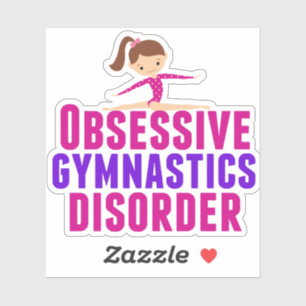 Sticker Drôle trouble de la gymnastique obsessionnelle
