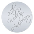 Sticker du 25e anniversaire du Mariage