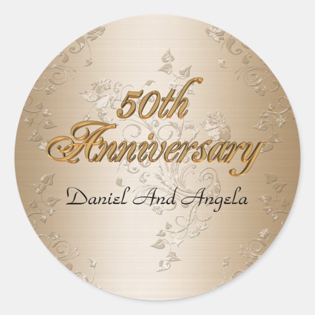 Sticker du 50e anniversaire o9r merci (Devant)