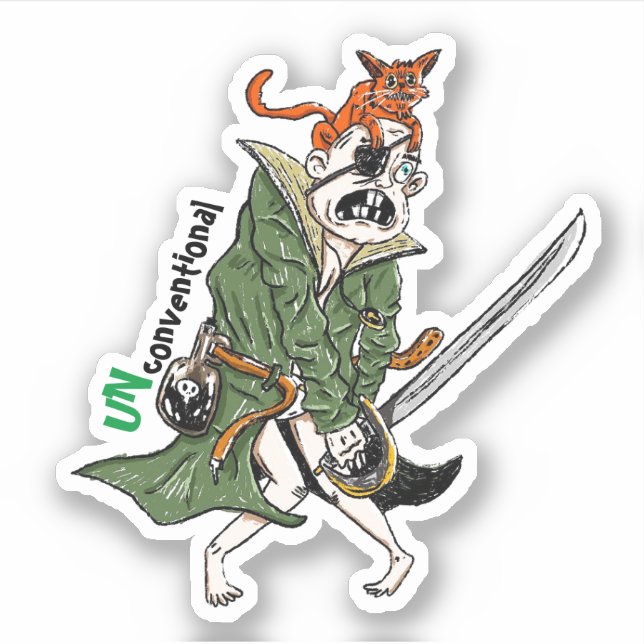 Sticker du capitaine Fudge (Devant)