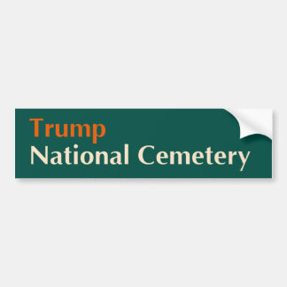 Sticker du cimetière national 1 de Trump