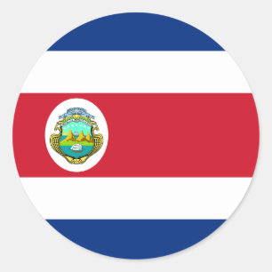 Sticker du drapeau du Costa Rica