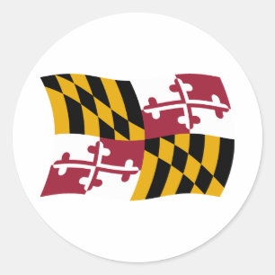 Sticker du drapeau du Maryland