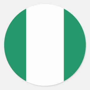 Sticker du drapeau du Nigeria