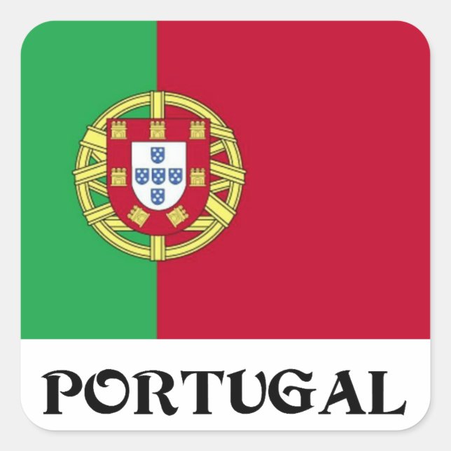Sticker du drapeau du Portugal (Devant)