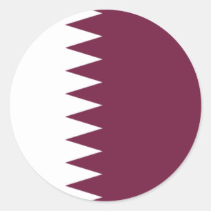 Sticker du drapeau du Qatar