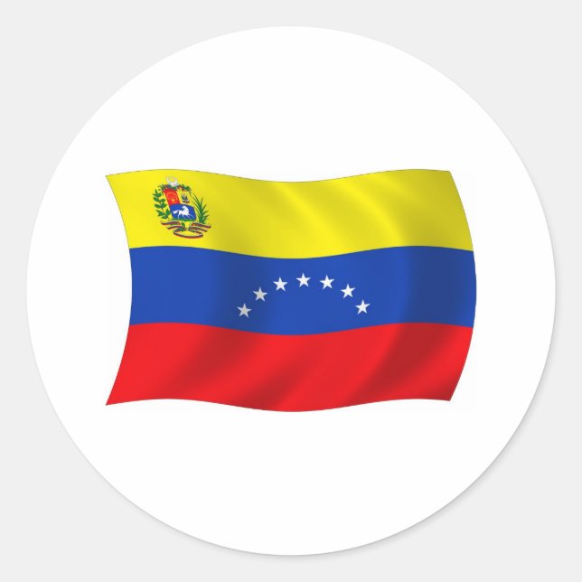 Sticker du drapeau du Venezuela (Devant)