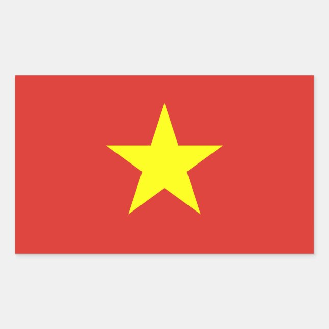 Sticker du drapeau du Vietnam (Devant)